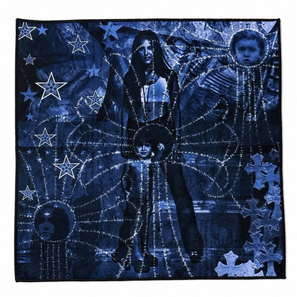 Chrome Hearts Jesse Jo Stark Microfiber Eyewear Cleaning Cloth Rare Blue